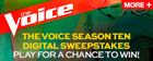 Enter 'The Voice' Sweepstakes