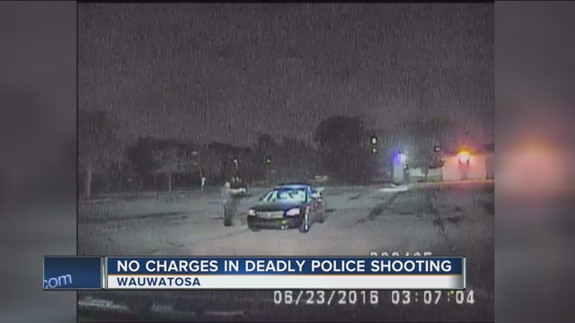 Wisconsin officer will not be charged in black man's death