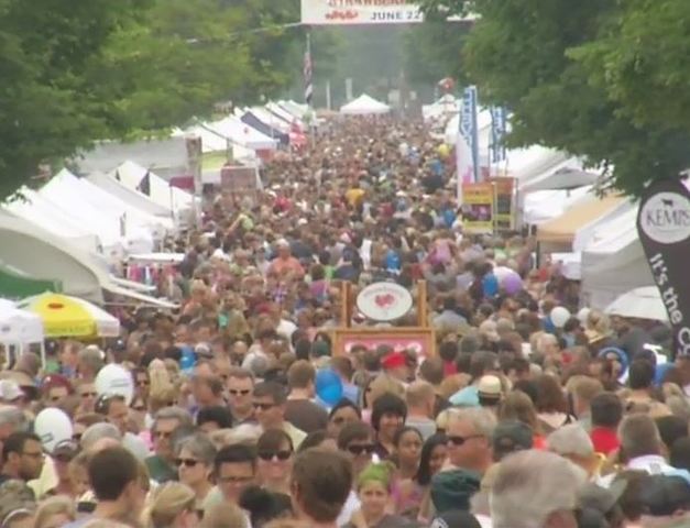 Weekend fests: Greeks and strawberries