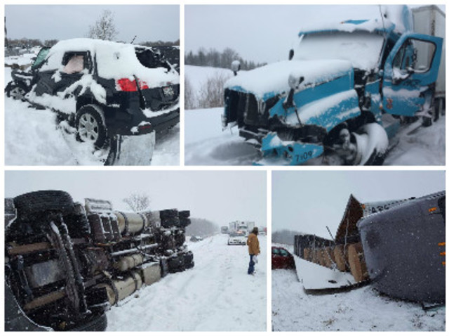 PHOTOS Snowstorm causes 60 car pileup on I41 Gallery